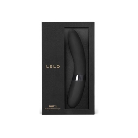 Stimulator : Lelo Elise 2 Black Luxury Rechargeable Vibrator