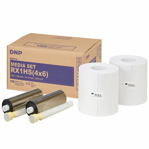 Dnp Standard Paper Dsrx1hs-4x6hs 2 Rolls 700 Prints 10x15 For Ds-Rx1hs