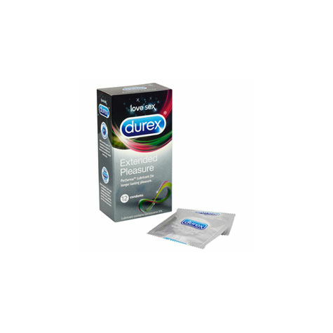durex extended pleasure 12 paquet préservatifs