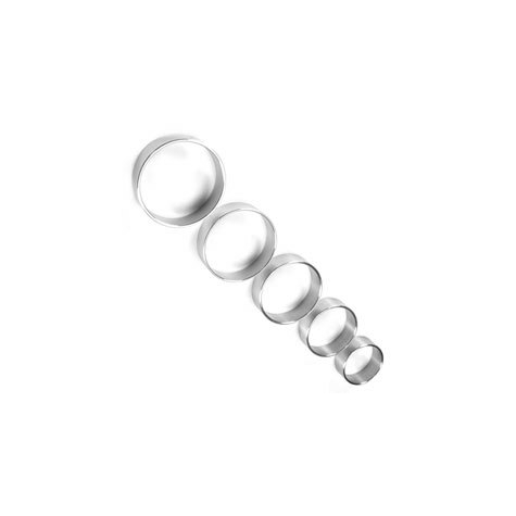 Cock Rings : Thin Metal 1.5 Inches Wide Diameter Cock Ring