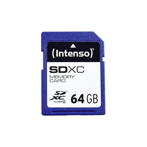 blister sdxc 64gb intenso cl10