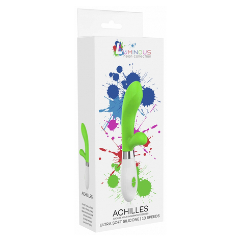 Achilles - Ultra Soft Silicone - 10 Speeds - Green
