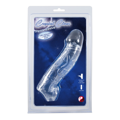 Crystal Clear Penis Sleeve Wit