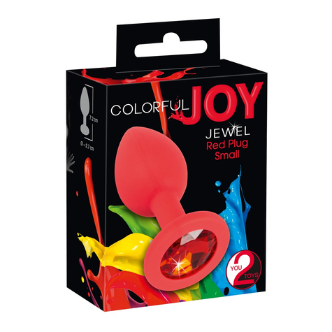 Colorful joy jewel red plug sm