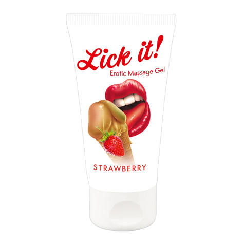 Gleitmittel & lick it! Strawberry 50 ml
