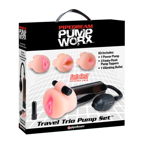 Penis Pump Pw Travel Trio Pump Set