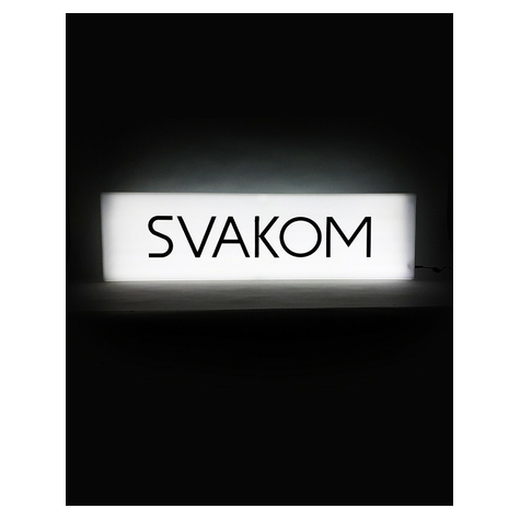 Svakom - grand panneau lumineux avec logo