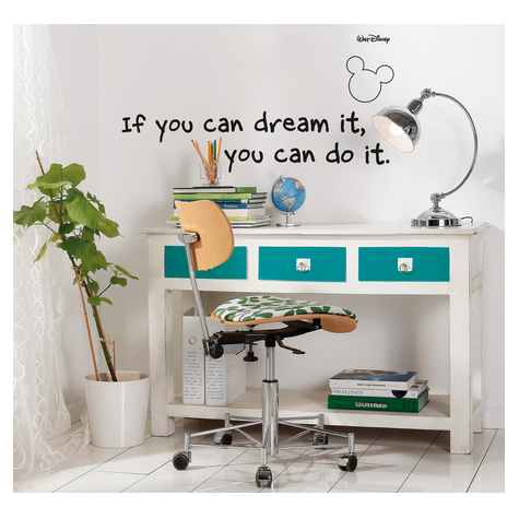 Autocollant mural - ! You can do it - taille 50 x 70 cm
