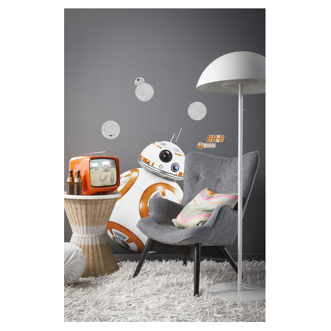 Autocollant mural - star wars bb-8 - taille 100 x 70 cm