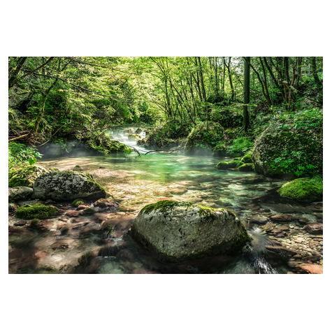 Photomurals  Photo Wallpaper - Riverbed - Size 368 X 254 Cm