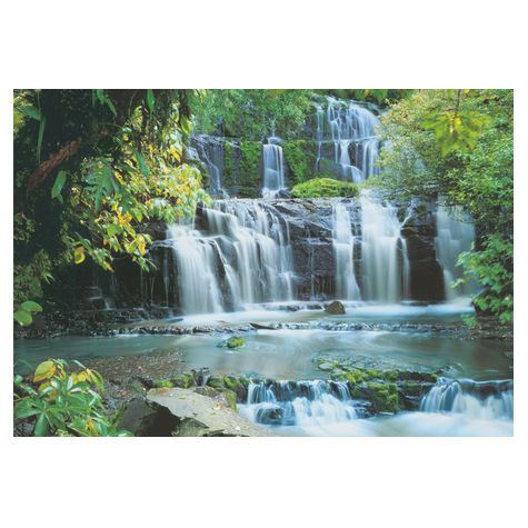 Photomurals  Photo Wallpaper - Pura Kaunui Falls - Size 368 X 254 Cm