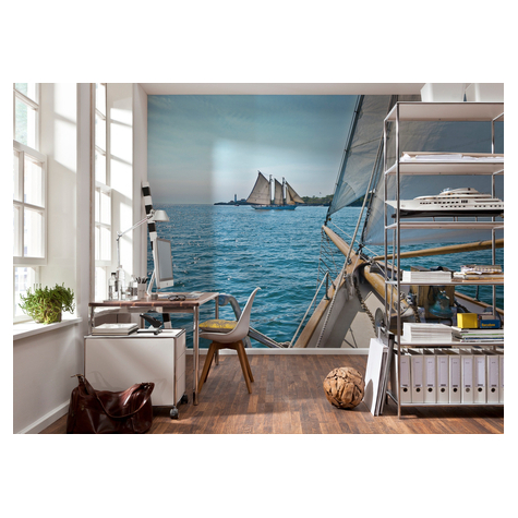 Photomurals  Photo Wallpaper - Sailing - Size 368 X 254 Cm