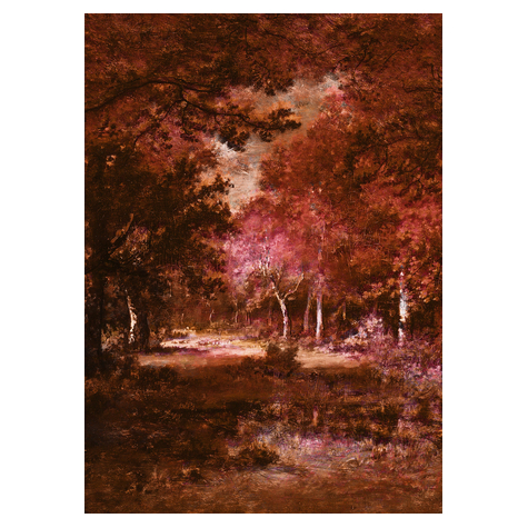 Papier peint photo - autumna rosso - dimensions 200 x 280 cm