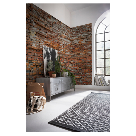 Non-Woven Wallpaper - Bricklane - Size 368 X 248 Cm