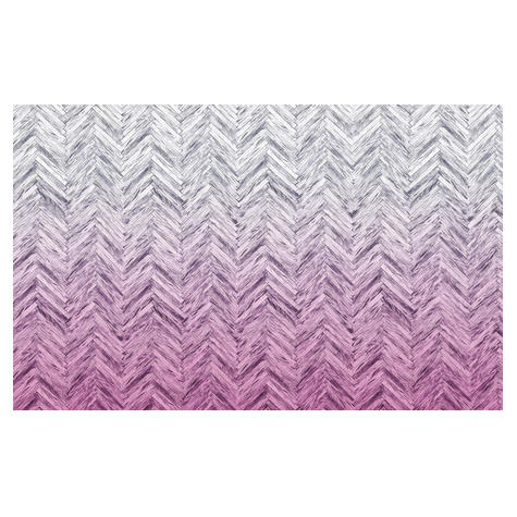 Papier peint photo - herringbone pink - taille 400 x 250 cm