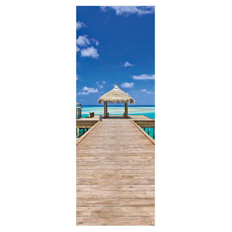Papier peint photo - beach resort - dimensions 100 x 280 cm