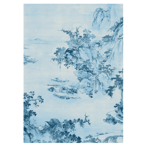 Papier peint photo - blue china - taille 200 x 280 cm