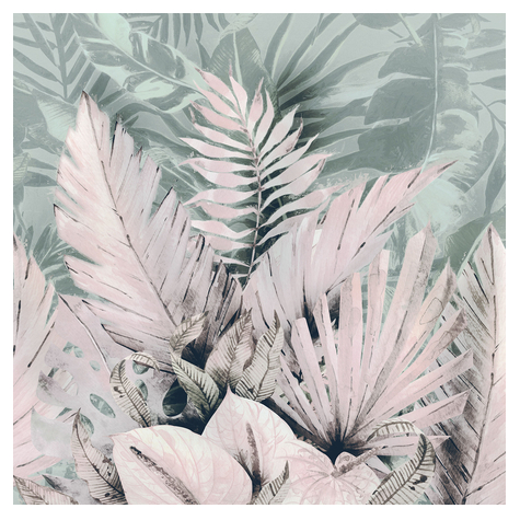 Papier peint photo - palmiers tropicaux - dimensions 250 x 250 cm