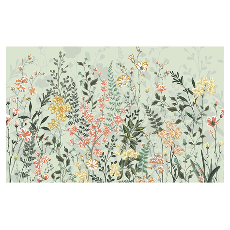 Non-Woven Wallpaper - Hay Meadow - Size 400 X 250 Cm