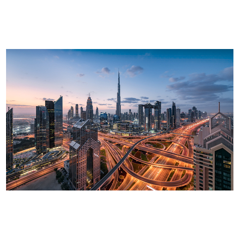 Non-Woven Wallpaper - Lights Of Dubai - Size 450 X 280 Cm