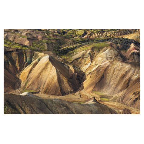 Papier peint photo - shiny mountains - dimensions 400 x 250 cm