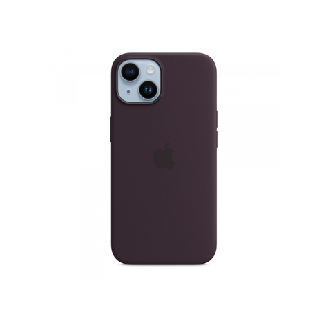 Apple etui en silicone pour iphone 14 avec magsafe elderberry mpt03zm/a