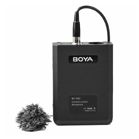Boya Cardioid Lavalier Microphone By-F8c For Video Or Instruments