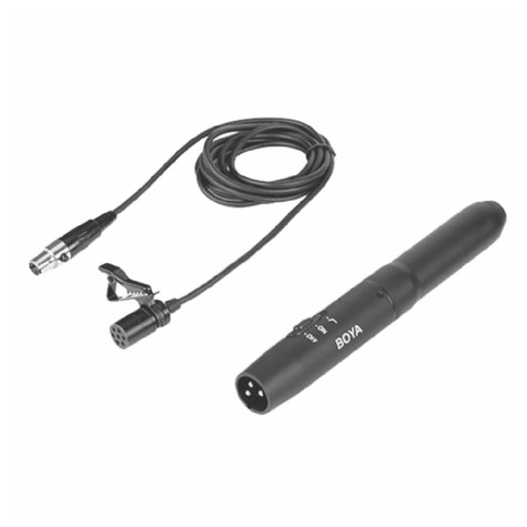 Microphone lavalier xlr boya by-m11od omnidirectionnel