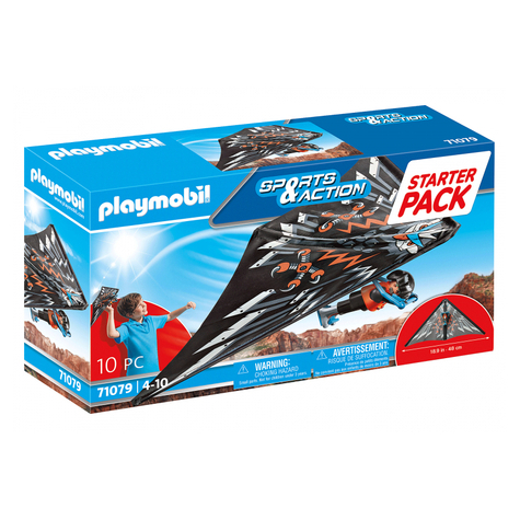 Playmobil sports and action - starter pack deltaplane (71079)