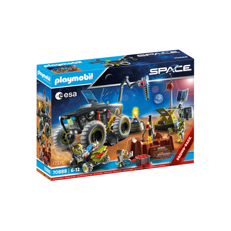 Playmobil space - expédition sur mars avec véhicules (70888)