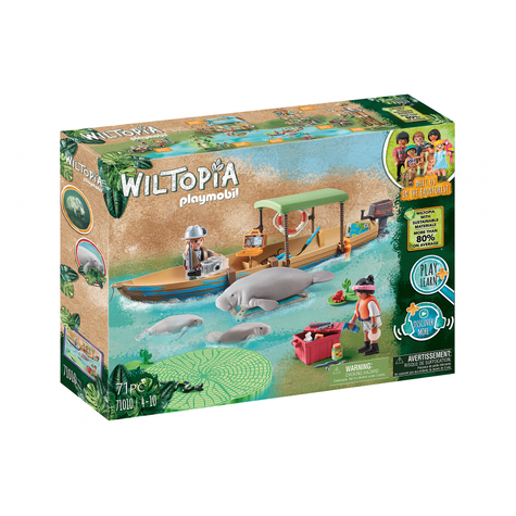 Playmobil wiltopia - excursion en bateau vers les lacs (71010)