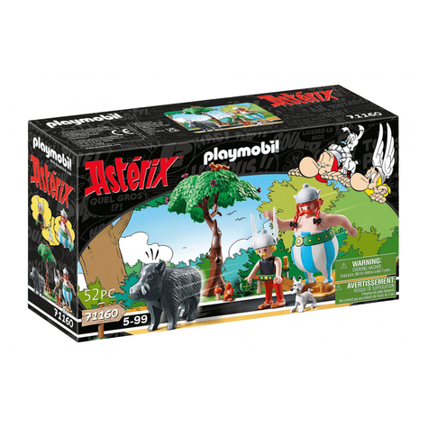 Playmobil astérix chasse au sanglier (71160)