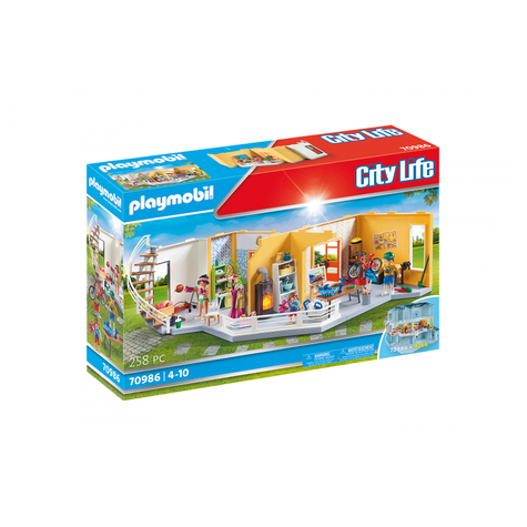 Playmobil city life - extension de l'étage de la maison (70986)
