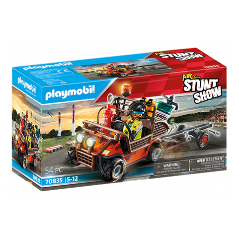 Playmobil air stuntshow - service de réparation mobile (70835)