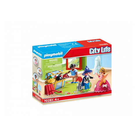 Playmobil city life - enfants avec caisse de déguisement (70283)