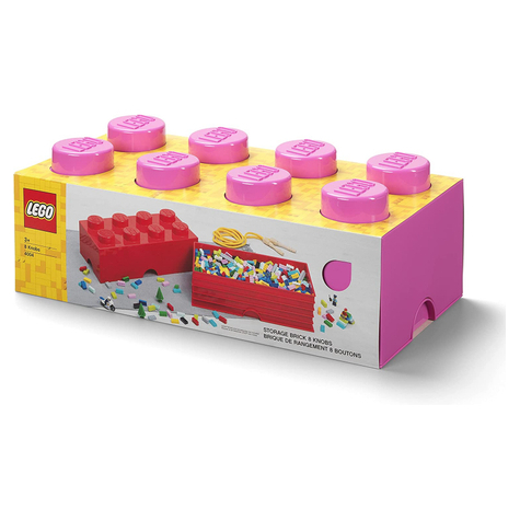 Lego brique de rangement 8 pink (40041739)