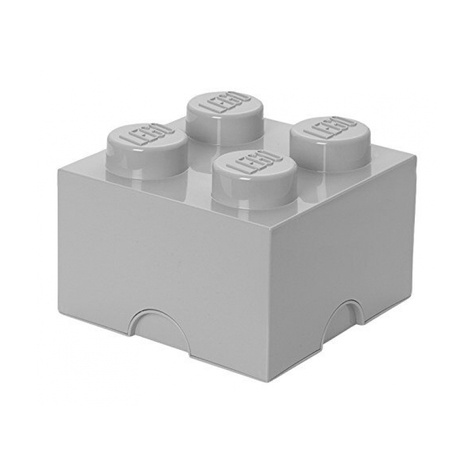 Lego brique de rangement 4 gris (40031740)