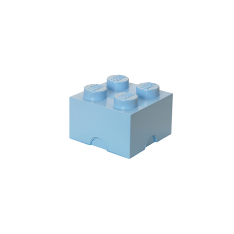Lego brique de rangement 4 bleu clair (40051736)