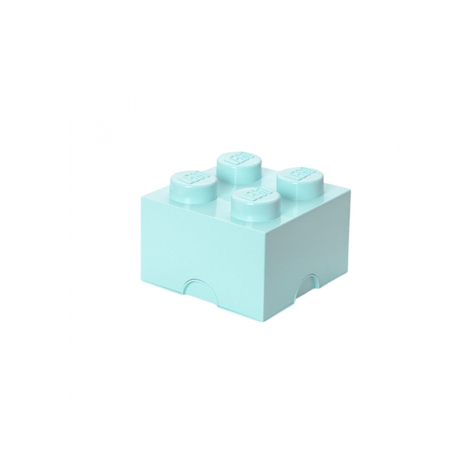 Lego brique de rangement 4 bleu aqua (40051742)
