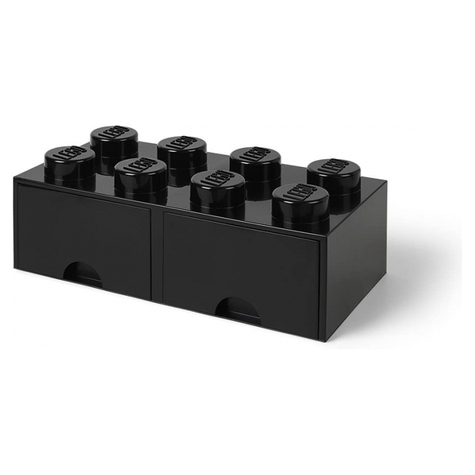 Lego storage brick tiroir 8 noir (40061733)