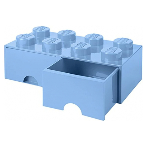 Lego storage brick tiroir 8 bleu clair (40061736)