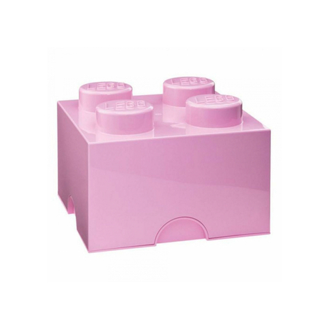 Lego brique de rangement 4 rosa (40031738)