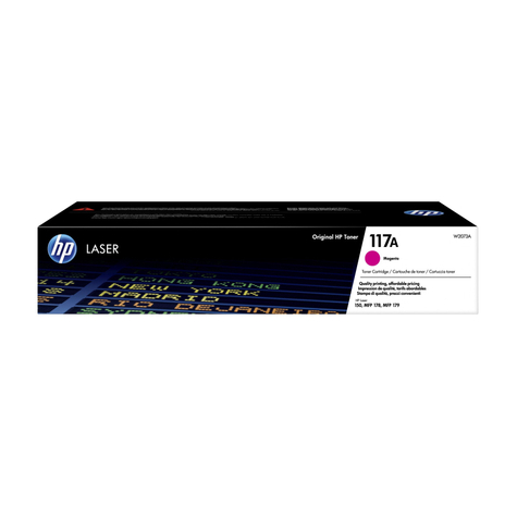 Hp 117a cartouche toner laser 700 pages magenta w2073a