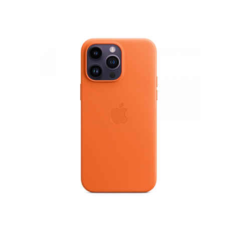 Apple iphone 14 pro max étui en cuir avec magsafe orange mppr3zm/a