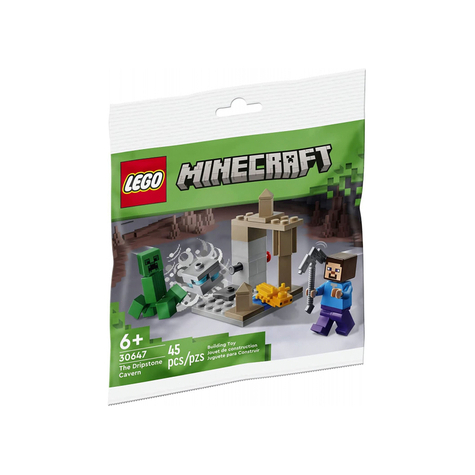 Lego minecraft - la grotte des stalactites (30647)
