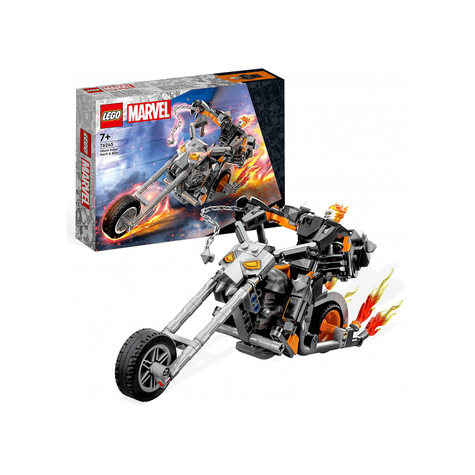 Lego marvel - ghost rider avec mech & bike (76245)