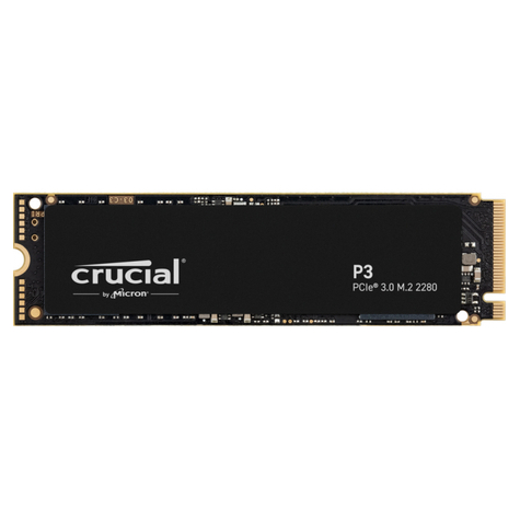Crucial P3 4000gb 3d Nand Nvme Pcie M.2 - Solid State Disk - Ct4000p3ssd8