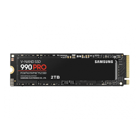 Samsung 2tb ssd 990 pro m.2 nvme - mz-v9p2t0bw
