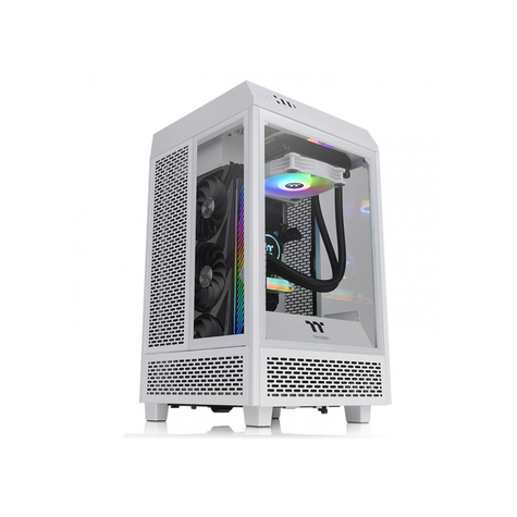 Thermaltake boîtier pc the tower 100 blanc - ca-1r3-00s6wn-00