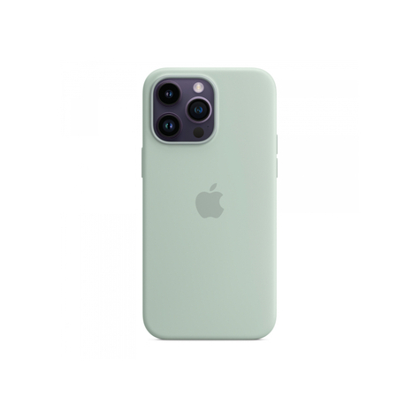Apple iphone 14 pro max étui en silicone avec magsafe succulent mpty3zm/a
